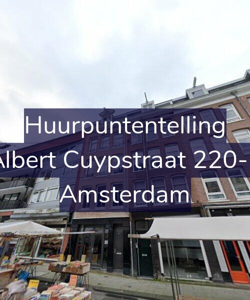 Foto gevel Huurpuntentelling voor Albert Cuypstraat 220-1, Amsterdam