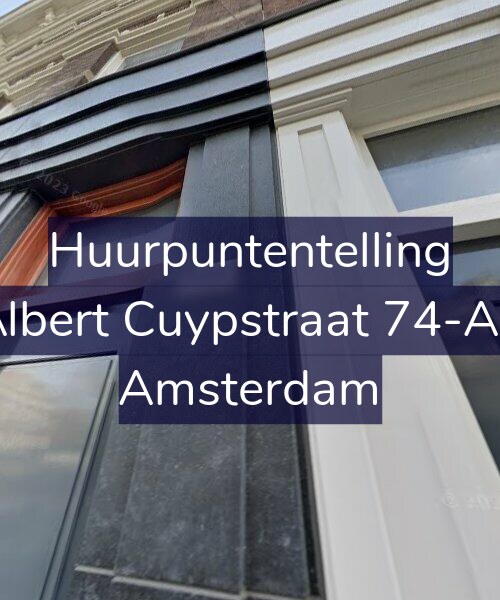 Foto gevel Huurpuntentelling voor Albert Cuypstraat 74-A1, Amsterdam