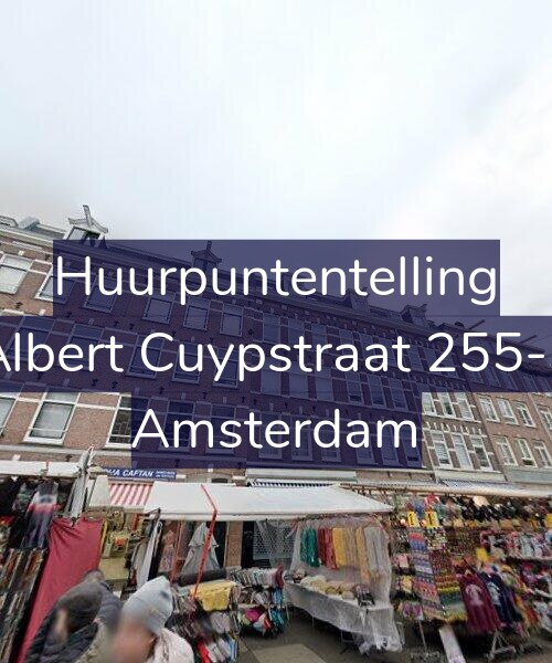 Foto gevel Huurpuntentelling voor Albert Cuypstraat 255-3, Amsterdam