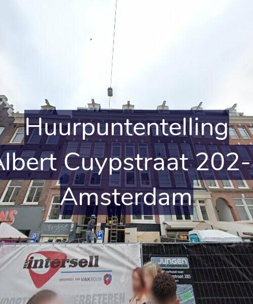 Foto gevel Huurpuntentelling voor Albert Cuypstraat 202-4, Amsterdam