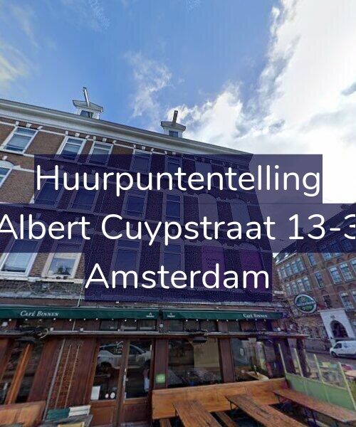 Foto gevel Huurpuntentelling voor Albert Cuypstraat 13-3, Amsterdam