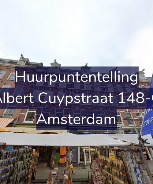 Foto gevel Huurpuntentelling voor Albert Cuypstraat 148-C, Amsterdam