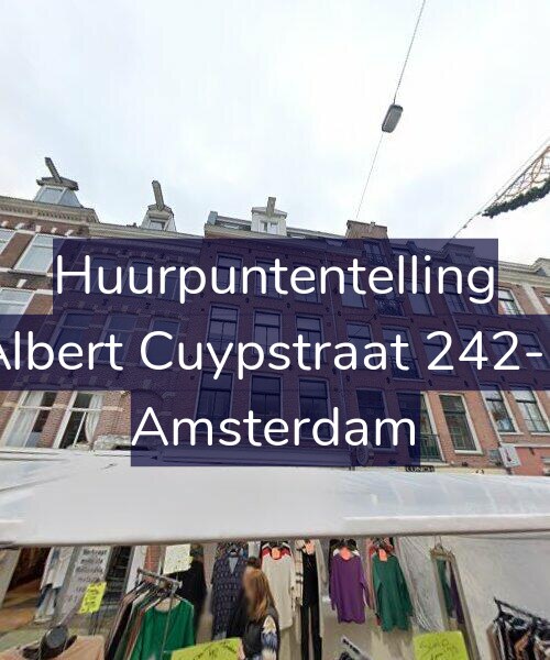 Foto gevel Huurpuntentelling voor Albert Cuypstraat 242-2, Amsterdam