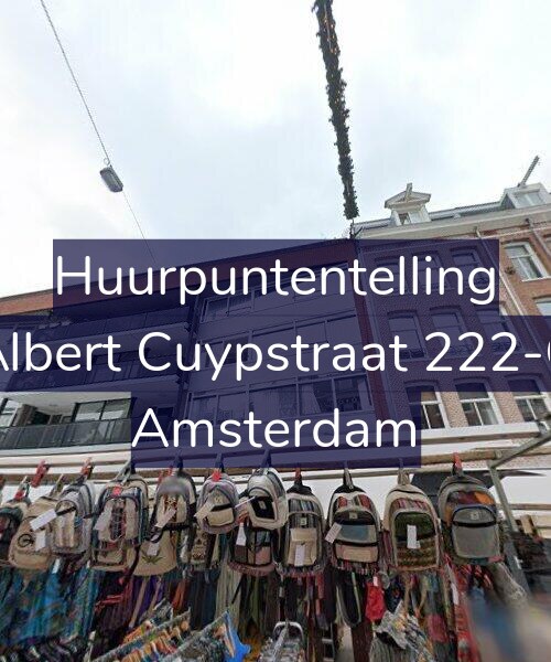 Foto gevel Huurpuntentelling voor Albert Cuypstraat 222-C, Amsterdam