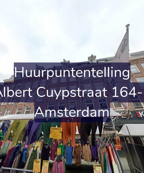 Foto gevel Huurpuntentelling voor Albert Cuypstraat 164-E, Amsterdam