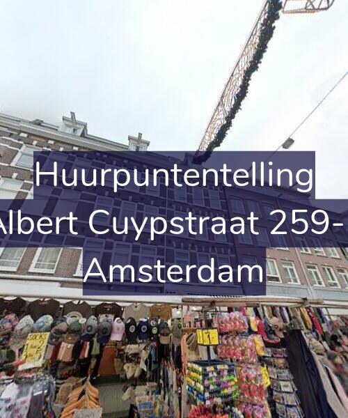 Foto gevel Huurpuntentelling voor Albert Cuypstraat 259-3, Amsterdam