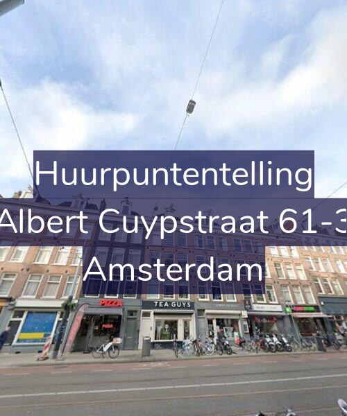 Foto gevel Huurpuntentelling voor Albert Cuypstraat 61-3, Amsterdam