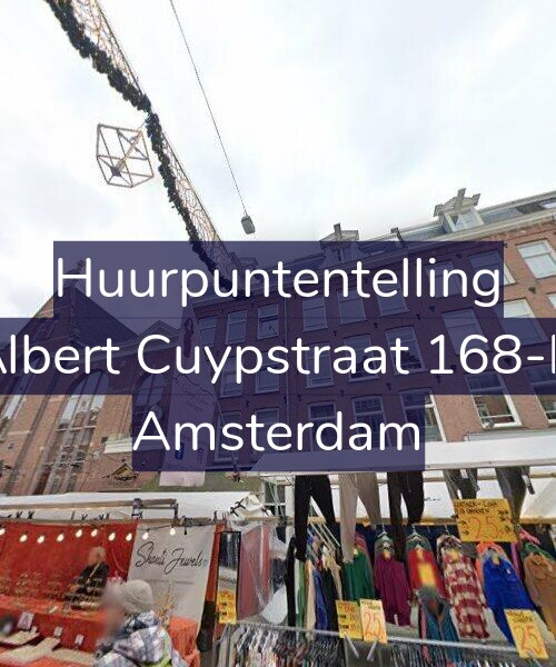Foto gevel Huurpuntentelling voor Albert Cuypstraat 168-D, Amsterdam