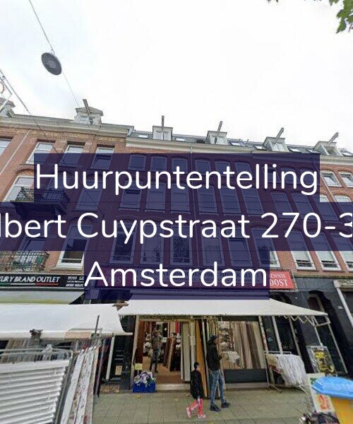 Foto gevel Huurpuntentelling voor Albert Cuypstraat 270-3V, Amsterdam