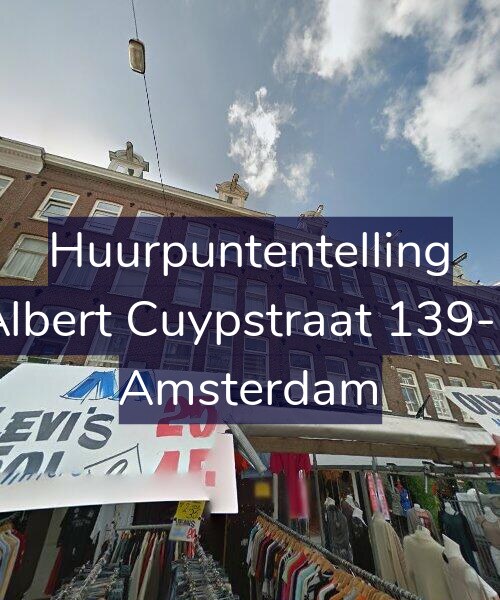 Foto gevel Huurpuntentelling voor Albert Cuypstraat 139-2, Amsterdam
