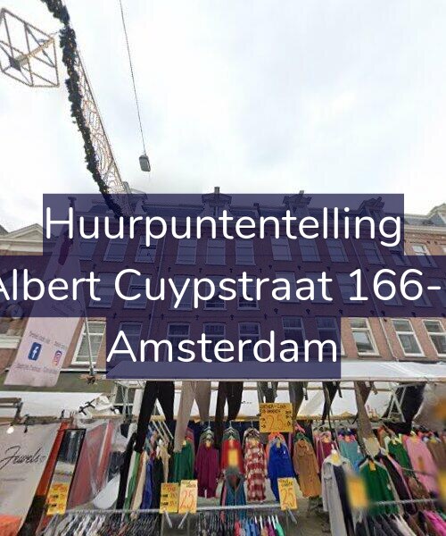 Foto gevel Huurpuntentelling voor Albert Cuypstraat 166-F, Amsterdam