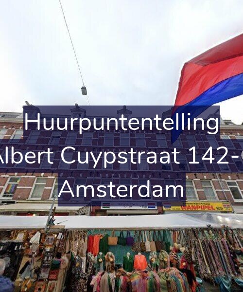 Foto gevel Huurpuntentelling voor Albert Cuypstraat 142-C, Amsterdam