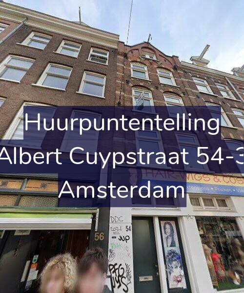 Foto gevel Huurpuntentelling voor Albert Cuypstraat 54-3, Amsterdam