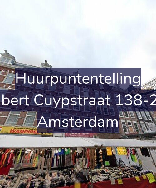 Foto gevel Huurpuntentelling voor Albert Cuypstraat 138-2A, Amsterdam