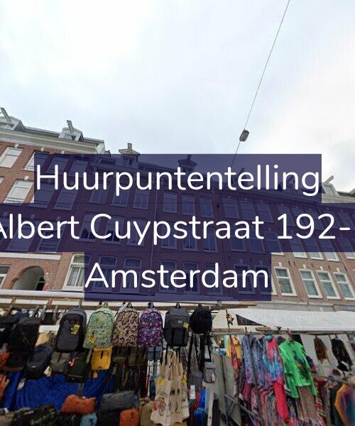 Foto gevel Huurpuntentelling voor Albert Cuypstraat 192-1, Amsterdam