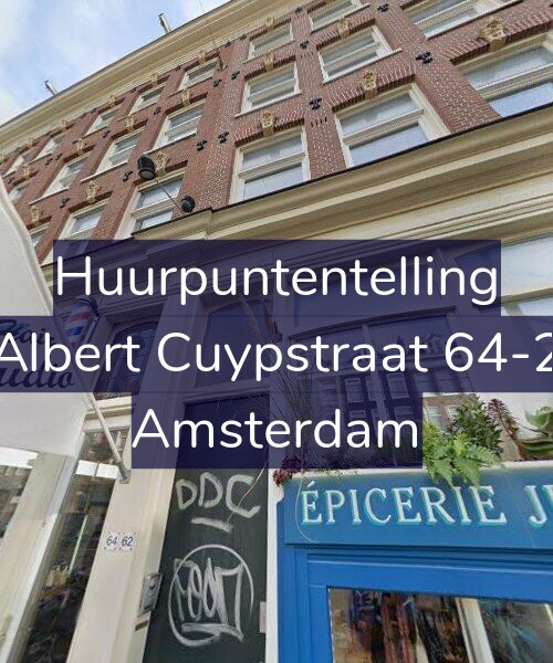 Foto gevel Huurpuntentelling voor Albert Cuypstraat 64-2, Amsterdam