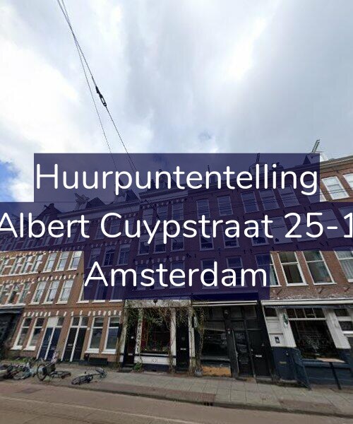 Foto gevel Huurpuntentelling voor Albert Cuypstraat 25-1, Amsterdam
