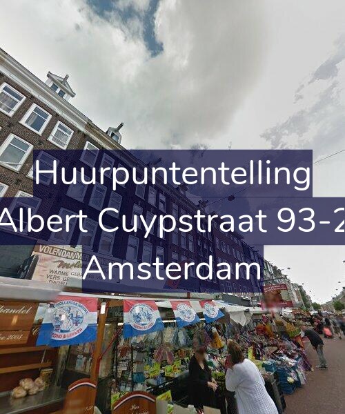 Foto gevel Huurpuntentelling voor Albert Cuypstraat 93-2, Amsterdam
