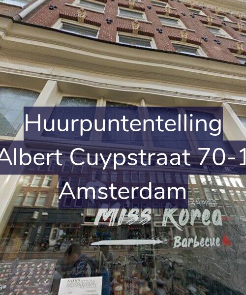 Foto gevel Huurpuntentelling voor Albert Cuypstraat 70-1, Amsterdam