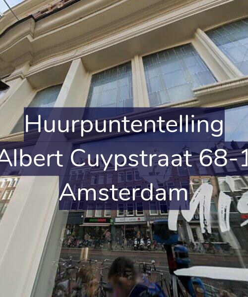 Foto gevel Huurpuntentelling voor Albert Cuypstraat 68-1, Amsterdam
