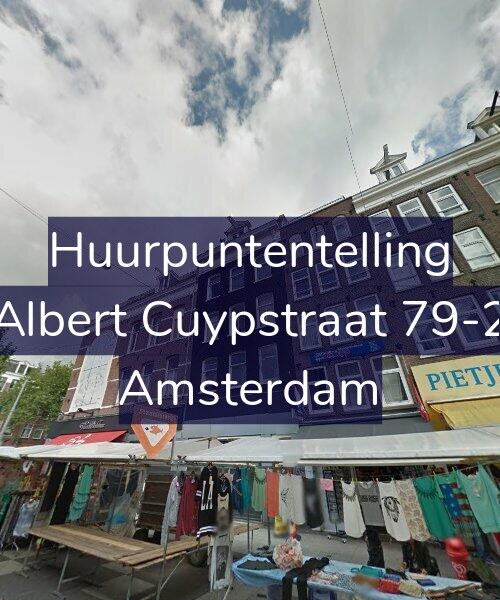 Foto gevel Huurpuntentelling voor Albert Cuypstraat 79-2, Amsterdam