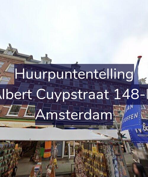 Foto gevel Huurpuntentelling voor Albert Cuypstraat 148-D, Amsterdam