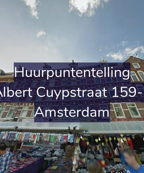Foto gevel Huurpuntentelling voor Albert Cuypstraat 159-2, Amsterdam