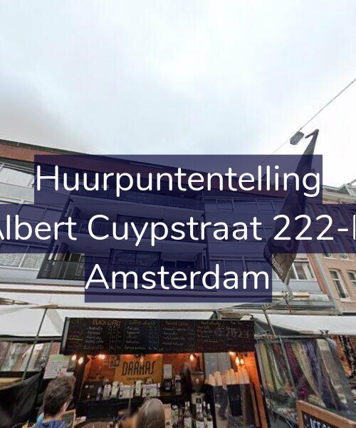 Foto gevel Huurpuntentelling voor Albert Cuypstraat 222-N, Amsterdam