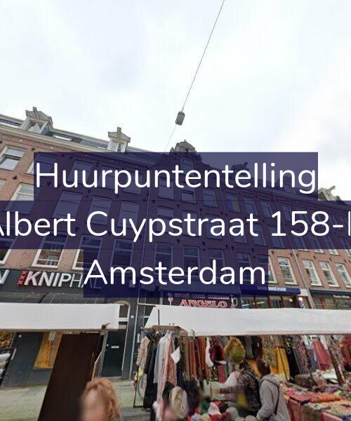 Foto gevel Huurpuntentelling voor Albert Cuypstraat 158-D, Amsterdam