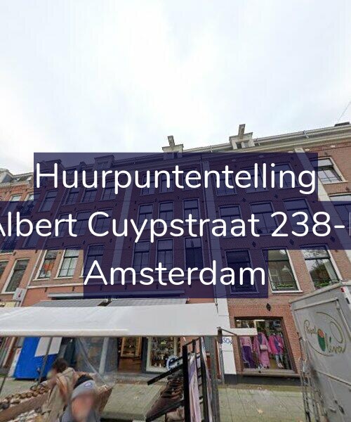 Foto gevel Huurpuntentelling voor Albert Cuypstraat 238-B, Amsterdam