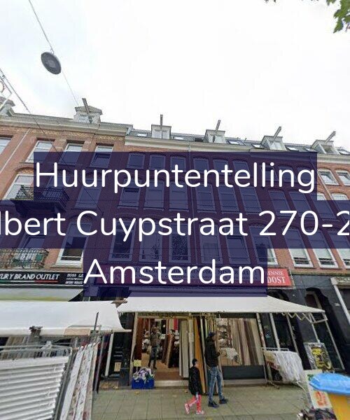 Foto gevel Huurpuntentelling voor Albert Cuypstraat 270-2V, Amsterdam