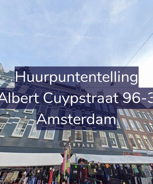 Foto gevel Huurpuntentelling voor Albert Cuypstraat 96-3, Amsterdam