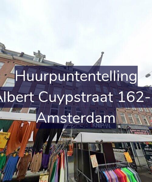 Foto gevel Huurpuntentelling voor Albert Cuypstraat 162-2, Amsterdam