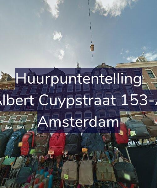 Foto gevel Huurpuntentelling voor Albert Cuypstraat 153-A, Amsterdam