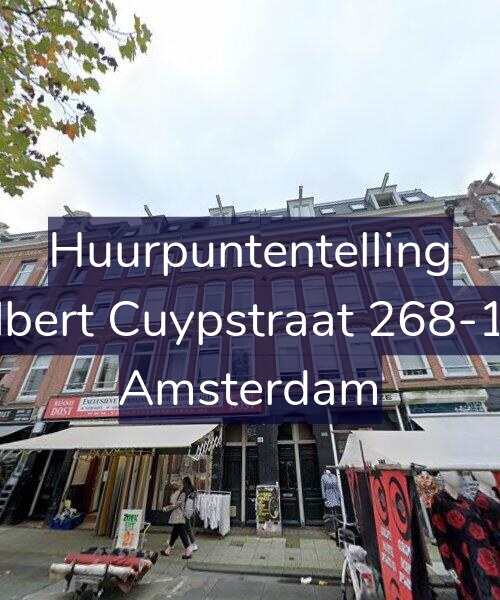 Foto gevel Huurpuntentelling voor Albert Cuypstraat 268-1A, Amsterdam