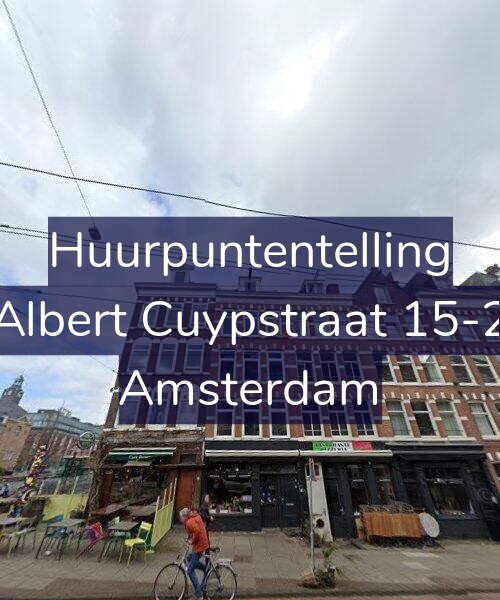 Foto gevel Huurpuntentelling voor Albert Cuypstraat 15-2, Amsterdam