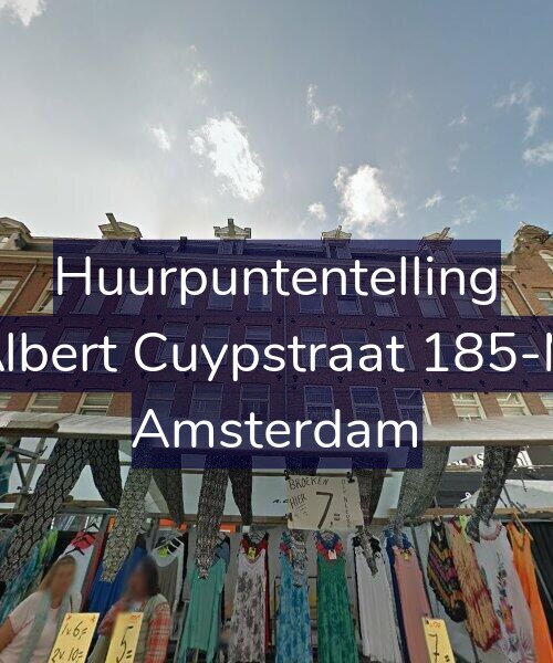 Foto gevel Huurpuntentelling voor Albert Cuypstraat 185-M, Amsterdam