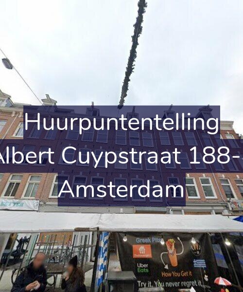 Foto gevel Huurpuntentelling voor Albert Cuypstraat 188-4, Amsterdam