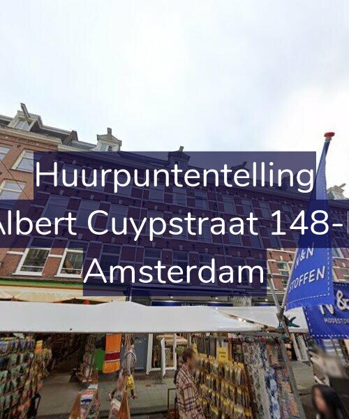Foto gevel Huurpuntentelling voor Albert Cuypstraat 148-B, Amsterdam