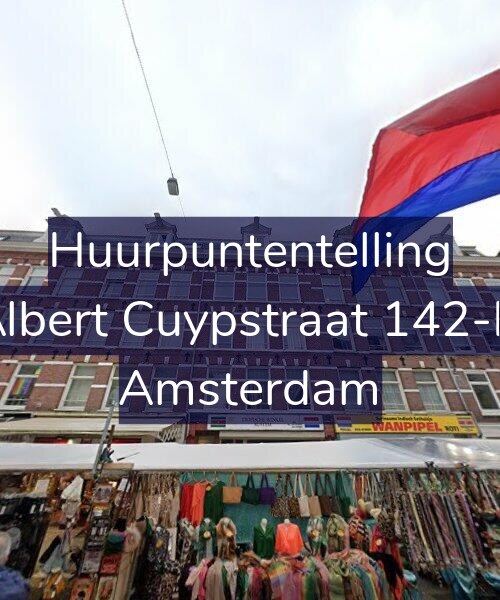 Foto gevel Huurpuntentelling voor Albert Cuypstraat 142-D, Amsterdam