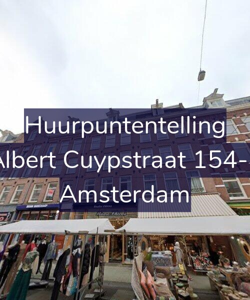 Foto gevel Huurpuntentelling voor Albert Cuypstraat 154-4, Amsterdam