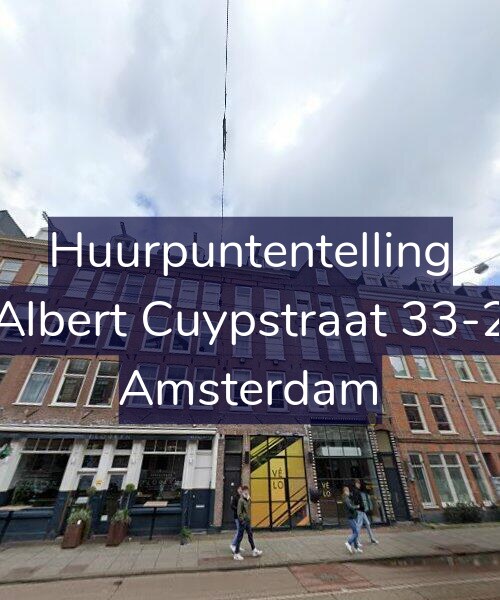 Foto gevel Huurpuntentelling voor Albert Cuypstraat 33-2, Amsterdam