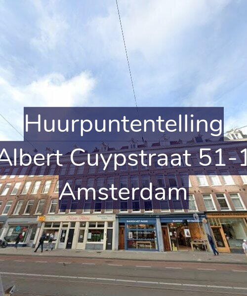 Foto gevel Huurpuntentelling voor Albert Cuypstraat 51-1, Amsterdam