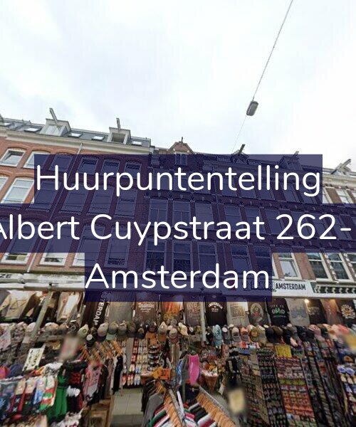 Foto gevel Huurpuntentelling voor Albert Cuypstraat 262-1, Amsterdam