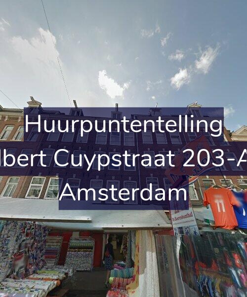 Foto gevel Huurpuntentelling voor Albert Cuypstraat 203-A3, Amsterdam