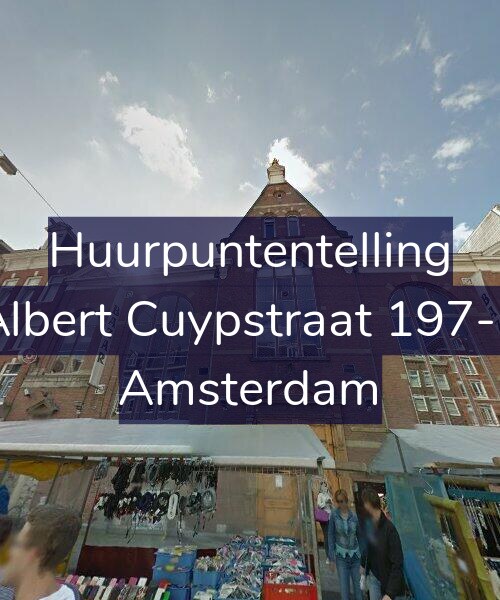 Foto gevel Huurpuntentelling voor Albert Cuypstraat 197-1, Amsterdam