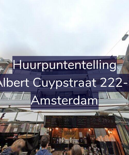 Foto gevel Huurpuntentelling voor Albert Cuypstraat 222-L, Amsterdam