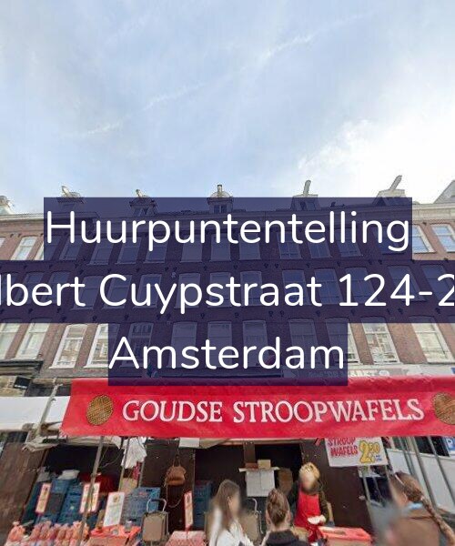 Foto gevel Huurpuntentelling voor Albert Cuypstraat 124-2A, Amsterdam