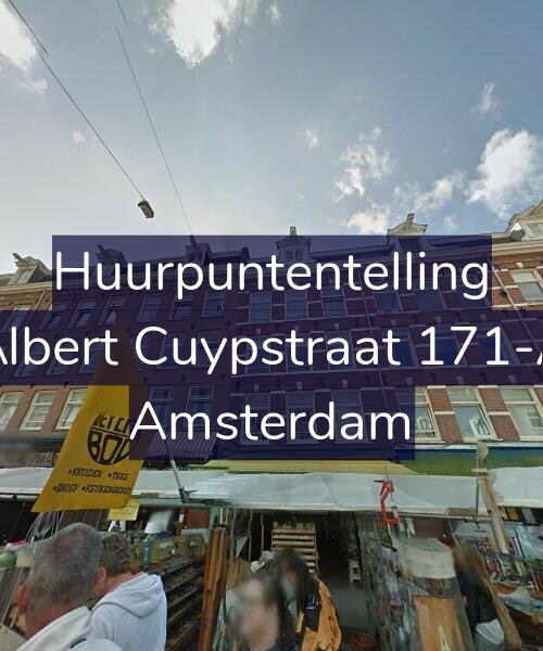 Foto gevel Huurpuntentelling voor Albert Cuypstraat 171-A, Amsterdam