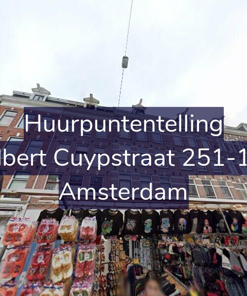 Foto gevel Huurpuntentelling voor Albert Cuypstraat 251-1V, Amsterdam